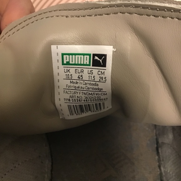 Puma Man suede tennis shoes size 11.5 - Picture 4 of 8